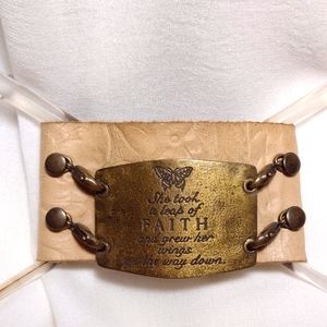 Leather bracelet